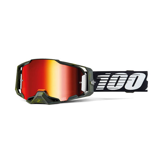 MASCHERA 100% ARMEGA SOLEDAD - LENTE A SPECCHIO ROSSA
