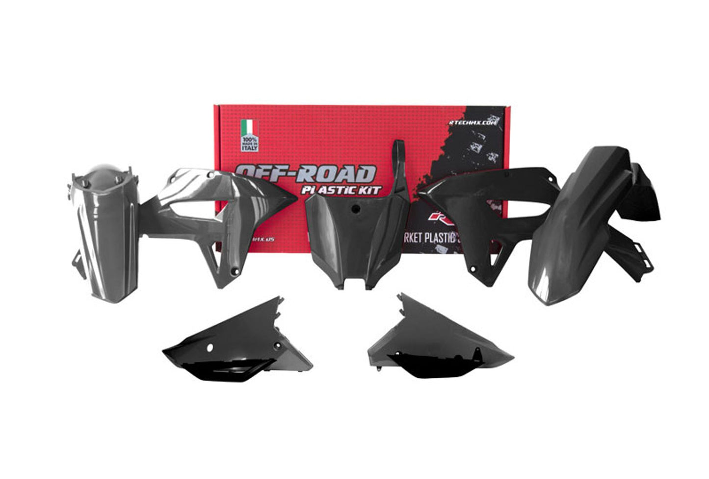 Kit Plastiche Racetech HONDA CRF 250/300/450 2021-2024 Kit Completo Enduro Motocross NERO