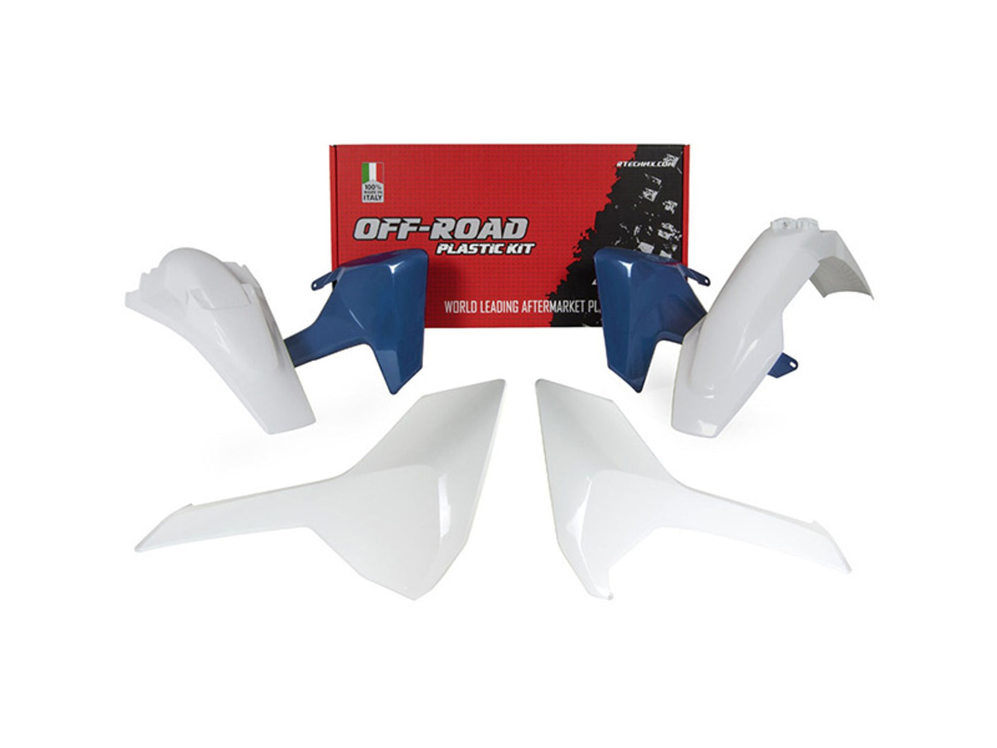 Kit Plastiche Racetech HUSQVARNA 250/300/350/450/501 SENZA TABELLA ANTERIORE 2017-2019 Kit Completo
