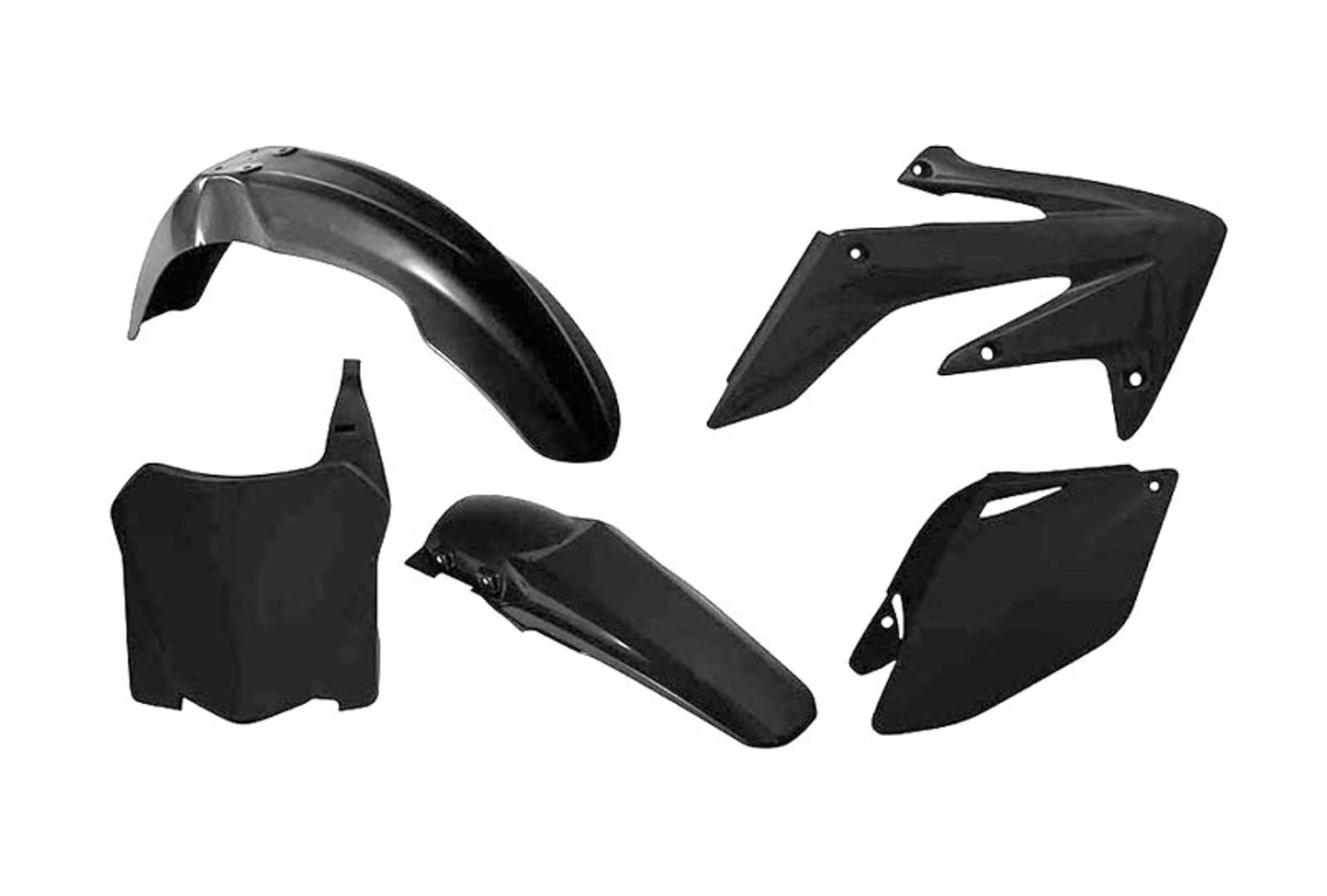 Kit Plastiche Racetech HONDA CRF 250 2008-2009 Kit Completo Enduro Motocross NERO