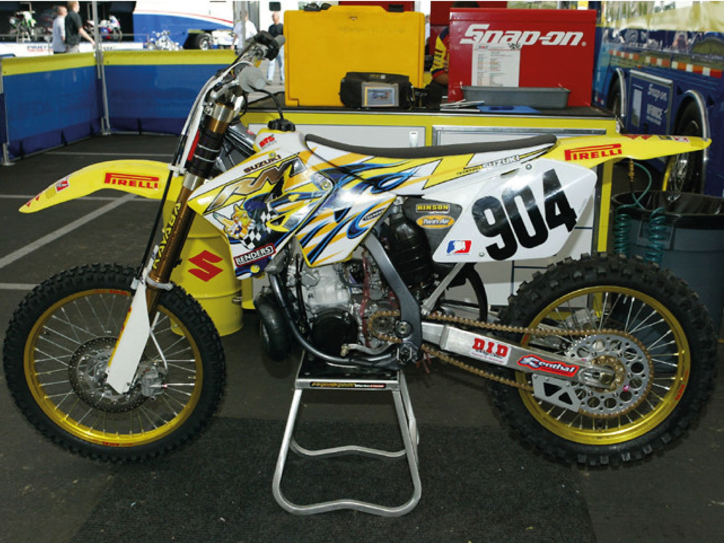 Kit Adesivi Replica Team Suzuki 2003 Blackbird Suzuki RM 250 2001-2008