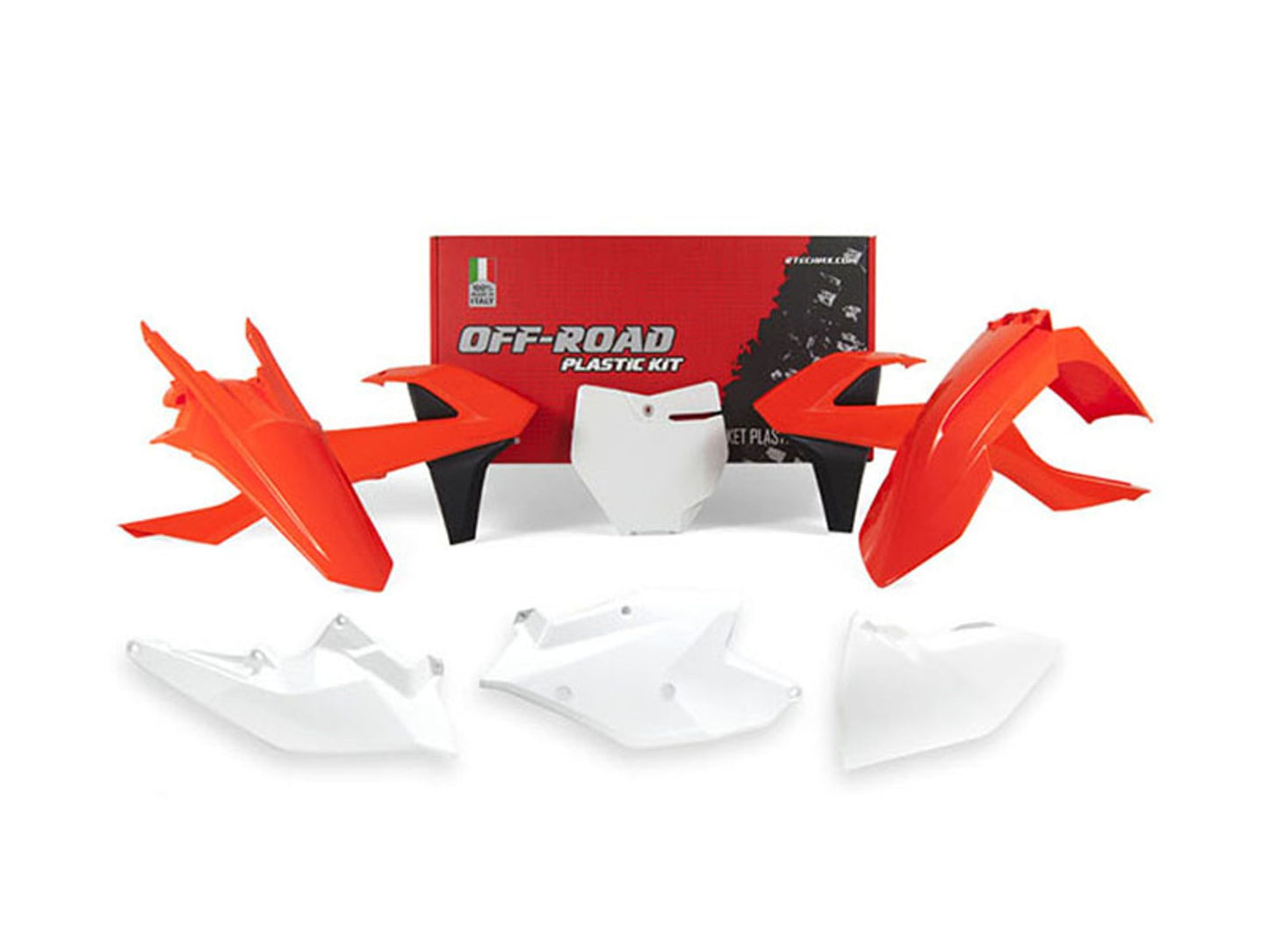 Kit Plastiche Racetech KTM 125/150/250/300/350/450 SENZA PARASTELI 2016-2018 Kit Completo Enduro