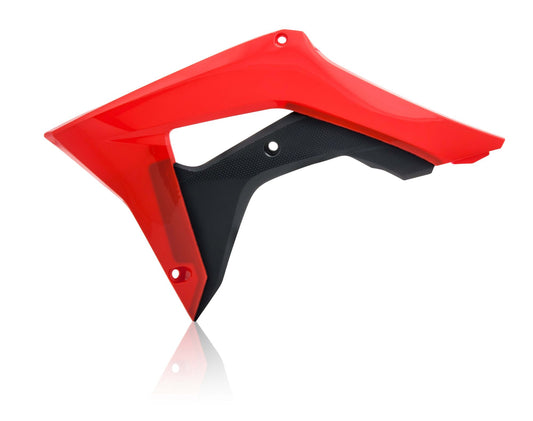 SPOILER RADIATORE HONDA CRF450R 2017 ACERBIS ROSSO/NERO