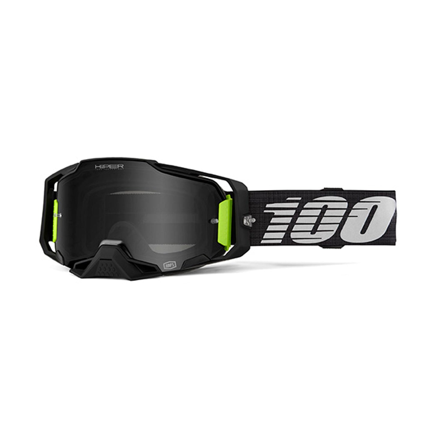 MASCHERA 100% ARMEGA HIPER TETSUMI - LENTE A SPECCHIO NERA
