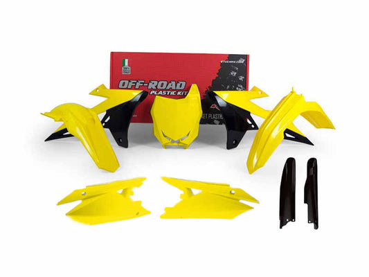 Kit Plastiche Racetech SUZUKI RMZ 250/450 CON PARASTELI 2018-2026 Kit COLORE ORIGINALE