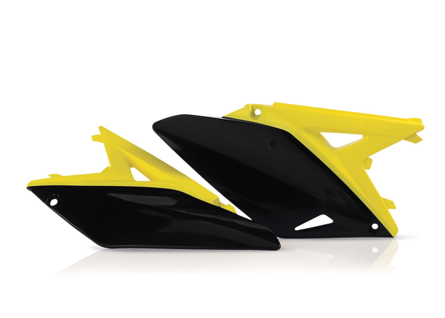 LATERALI PORTANUMERO RMZ 250 10-16 ACERBIS GIALLO/NERO
