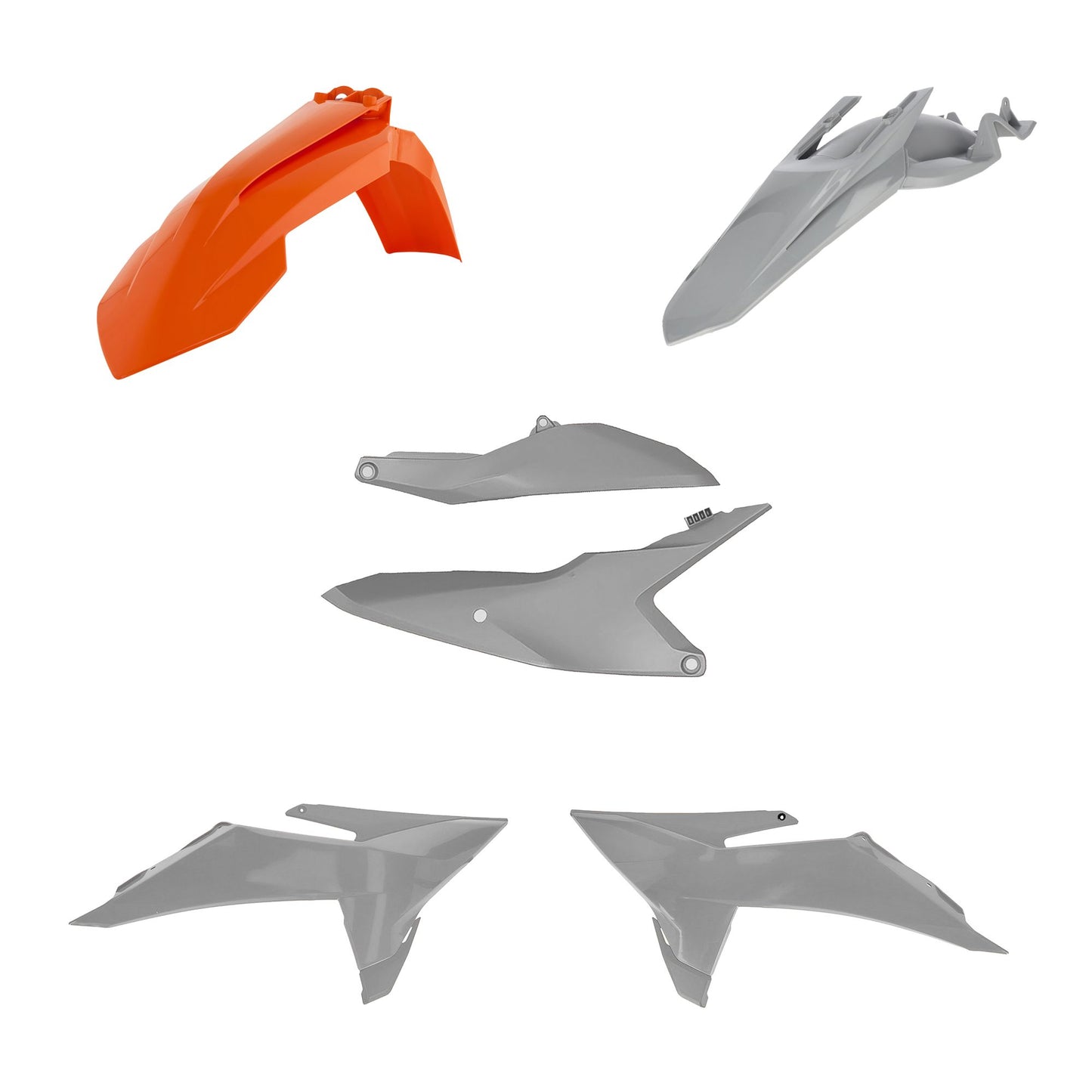 KIT PLASTICA COMPATIBILE PER K SX85 25 ACERBIS ARANCIONE/GRIGIO