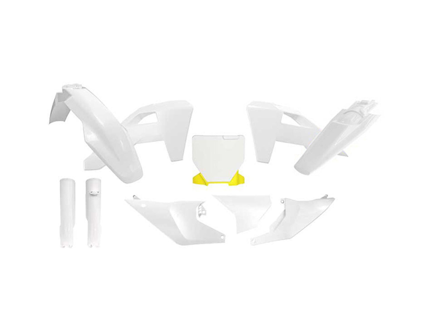 Kit Plastiche Racetech HUSQVARNA 125/150/250/300/350/450 CON PARASTELI 2025-2026 Kit Completo Enduro