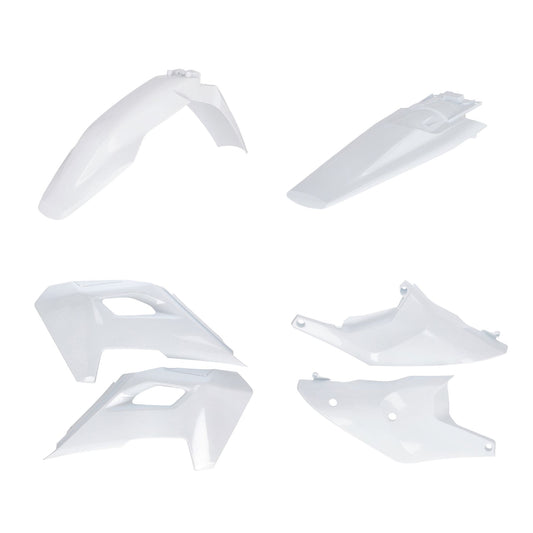 KIT PLASTICHE COMPATIBILE PER HU TE/FE26 ACERBIS BIANCO