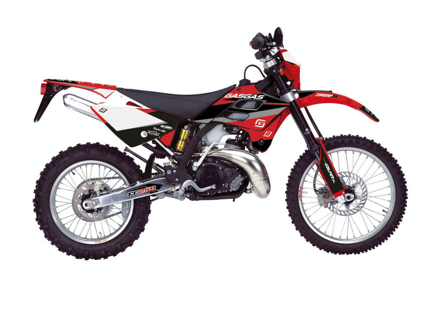 Kit Adesivi Dream 5 Blackbird Gas Gas EC 300 2002-2006