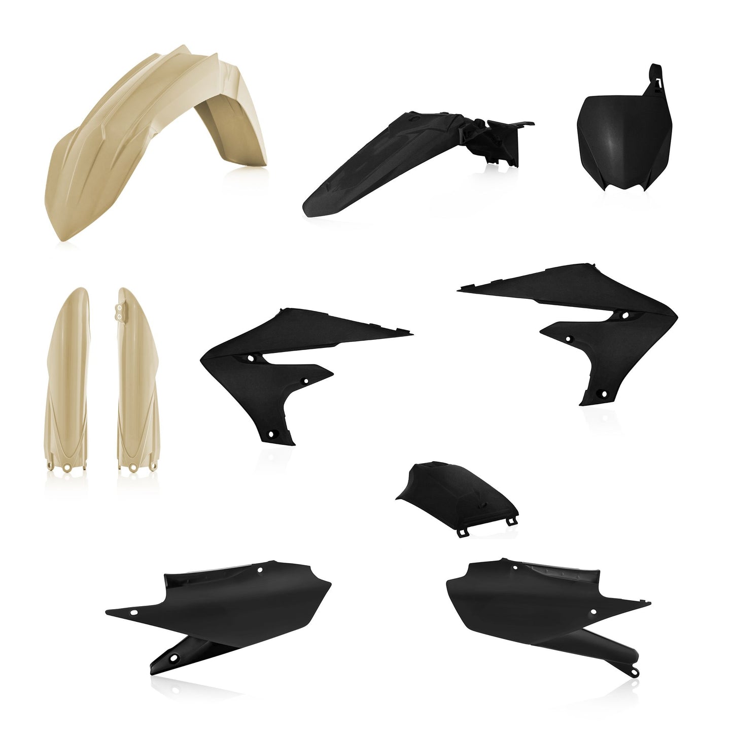 KIT PLASTICHE COMPLETO YAMAHA YZF450 2019 ACERBIS SABBIA
