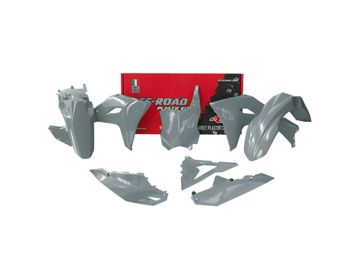 Kit Plastiche Racetech FACTORY KAWASAKI KX 250/450 2024-2026 Kit GRIGIO QUANTUM