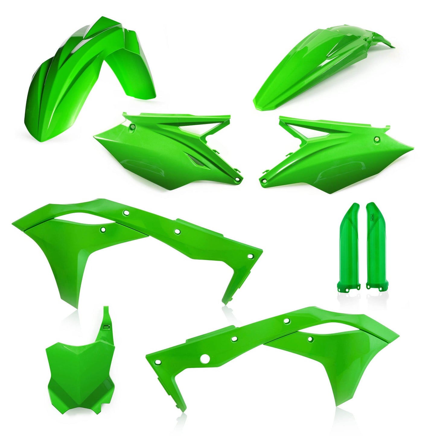KIT PLASTICHE COMPLETO KAWASAKI KXF250 19 ACERBIS VERDE