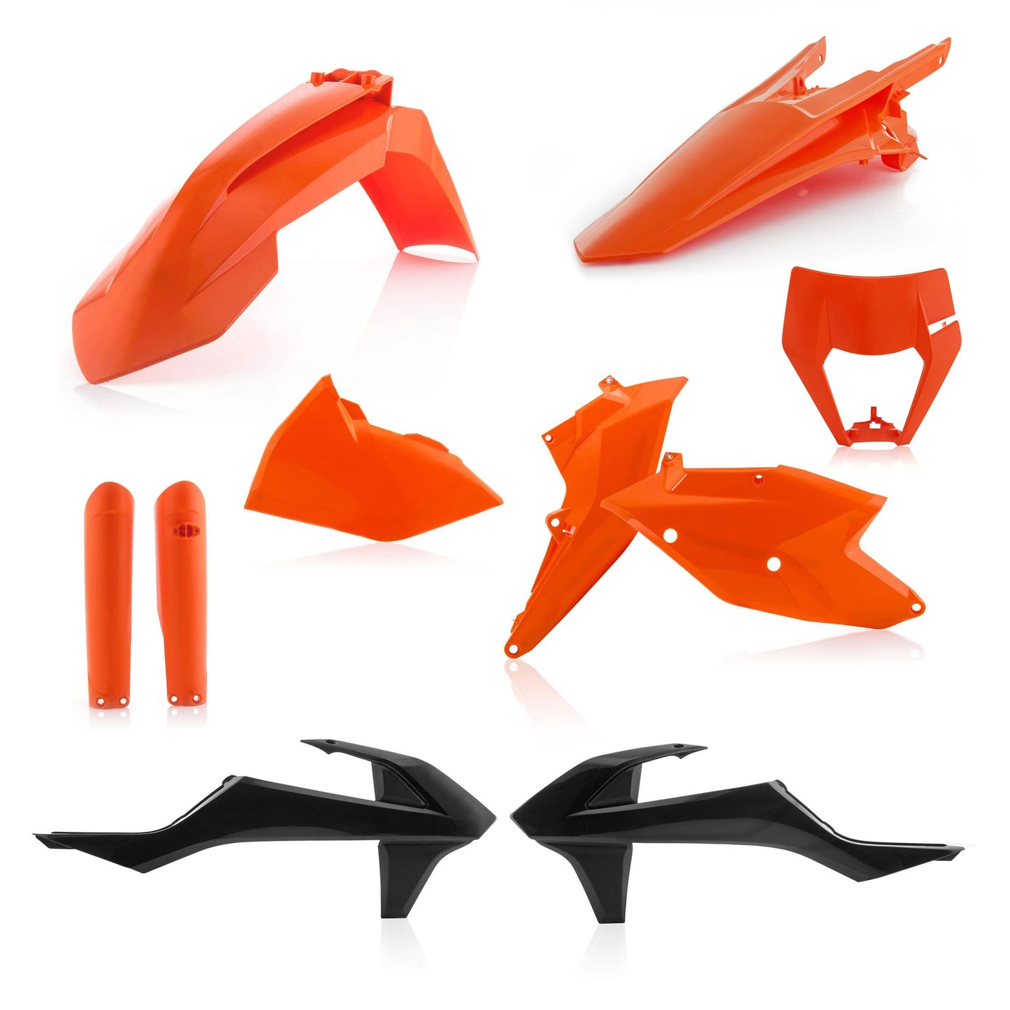 KIT PLASTICHE COMPLETO EXC/EXC-F 2017 ACERBIS STANDARD