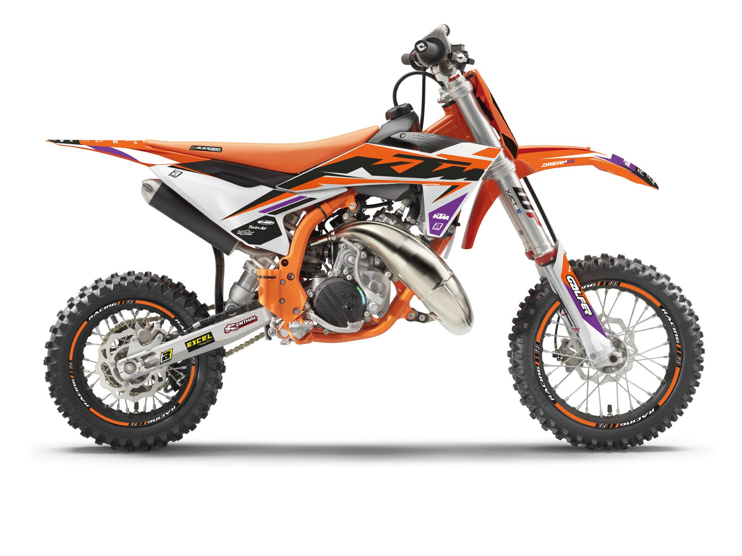 Kit Adesivi Dream 5 Chrome Blackbird Ktm SX 50 2024-2026