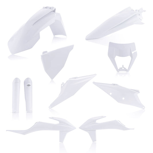 KIT PLASTICHE COMPLETO EXC/EXC-F 20 ACERBIS BIANCO
