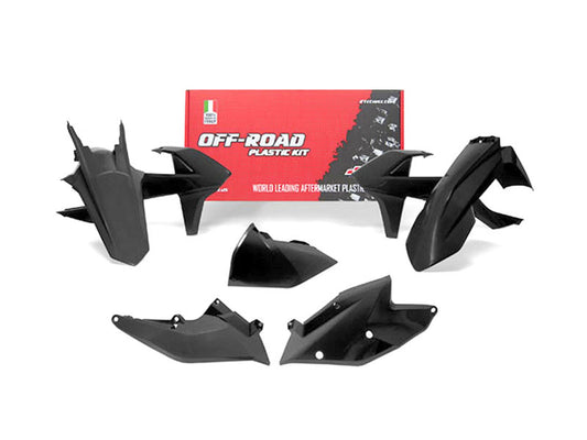 Kit Plastiche Racetech KTM 250/300/350/450/500 SENZA TABELLA ANTERIORE 2017-2019 Kit NERO