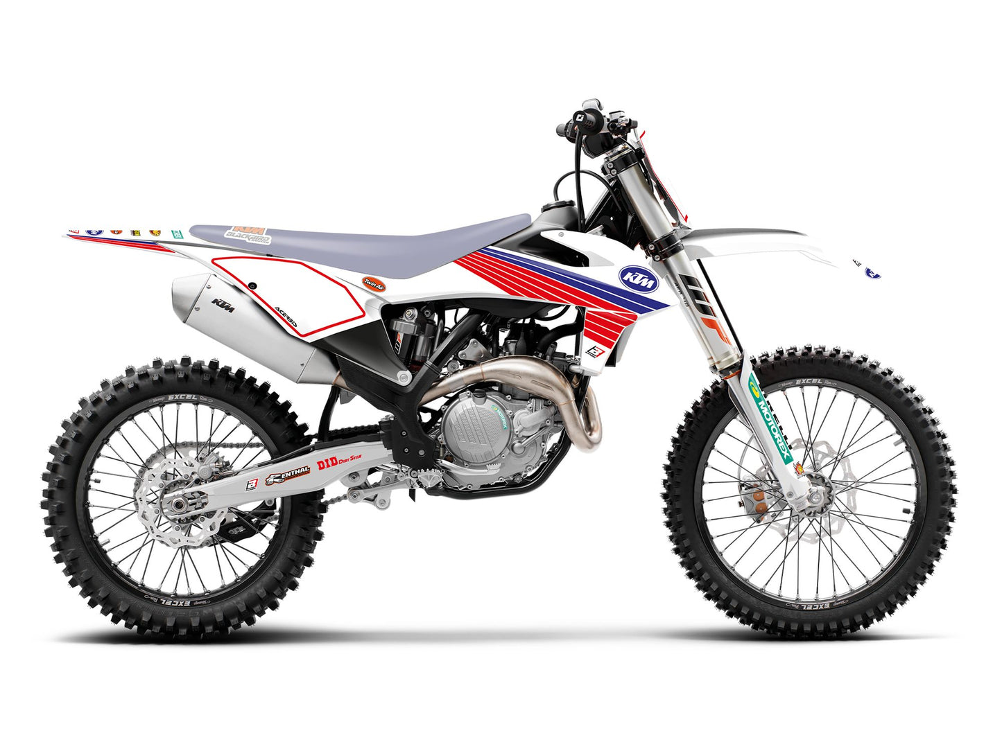 Kit Adesivi Retrò Blackbird Ktm SX 125 2019-2022