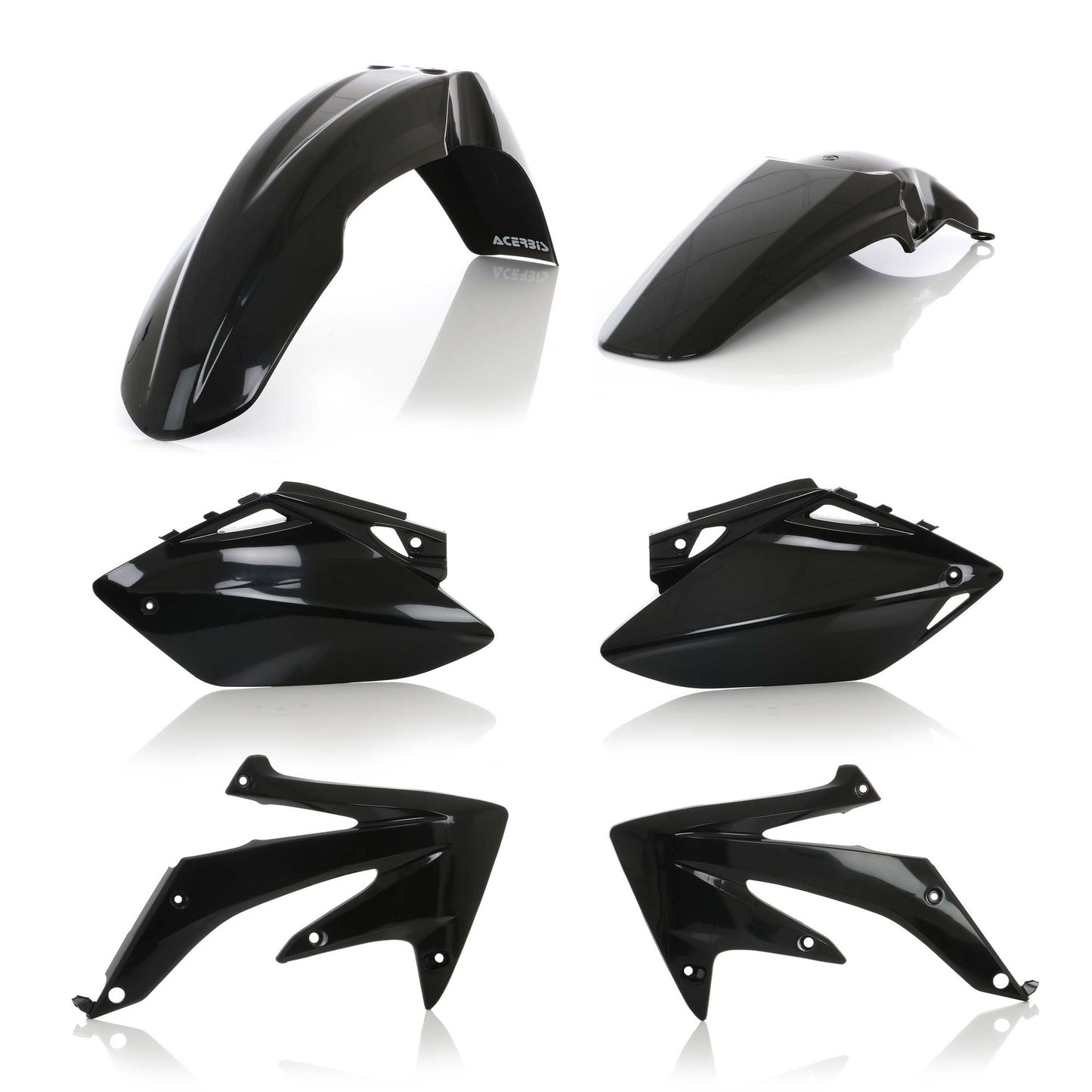 PLASTICS KIT HONDA CRF 450R 07-08 ACERBIS NERO