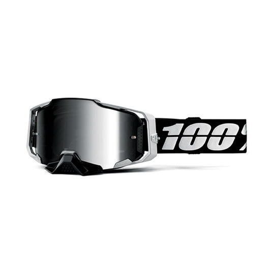 MASCHERA 100% ARMEGA RENEN S2 - LENTE A SPECCHIO ARGENTO