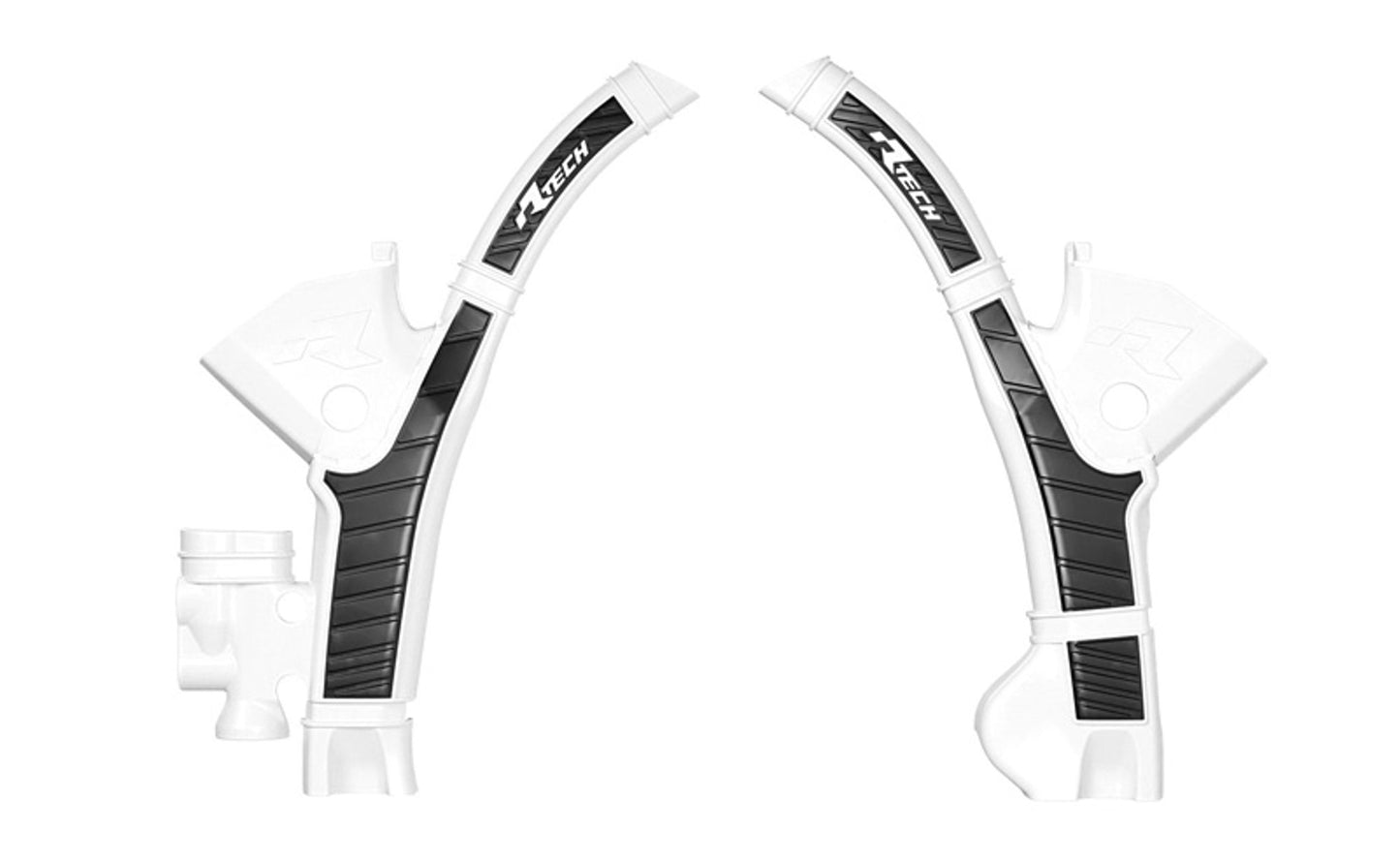 Racetech PROTEZIONE TELAIO BI-MATERIALE 2023-2025 BIANCO - NERO