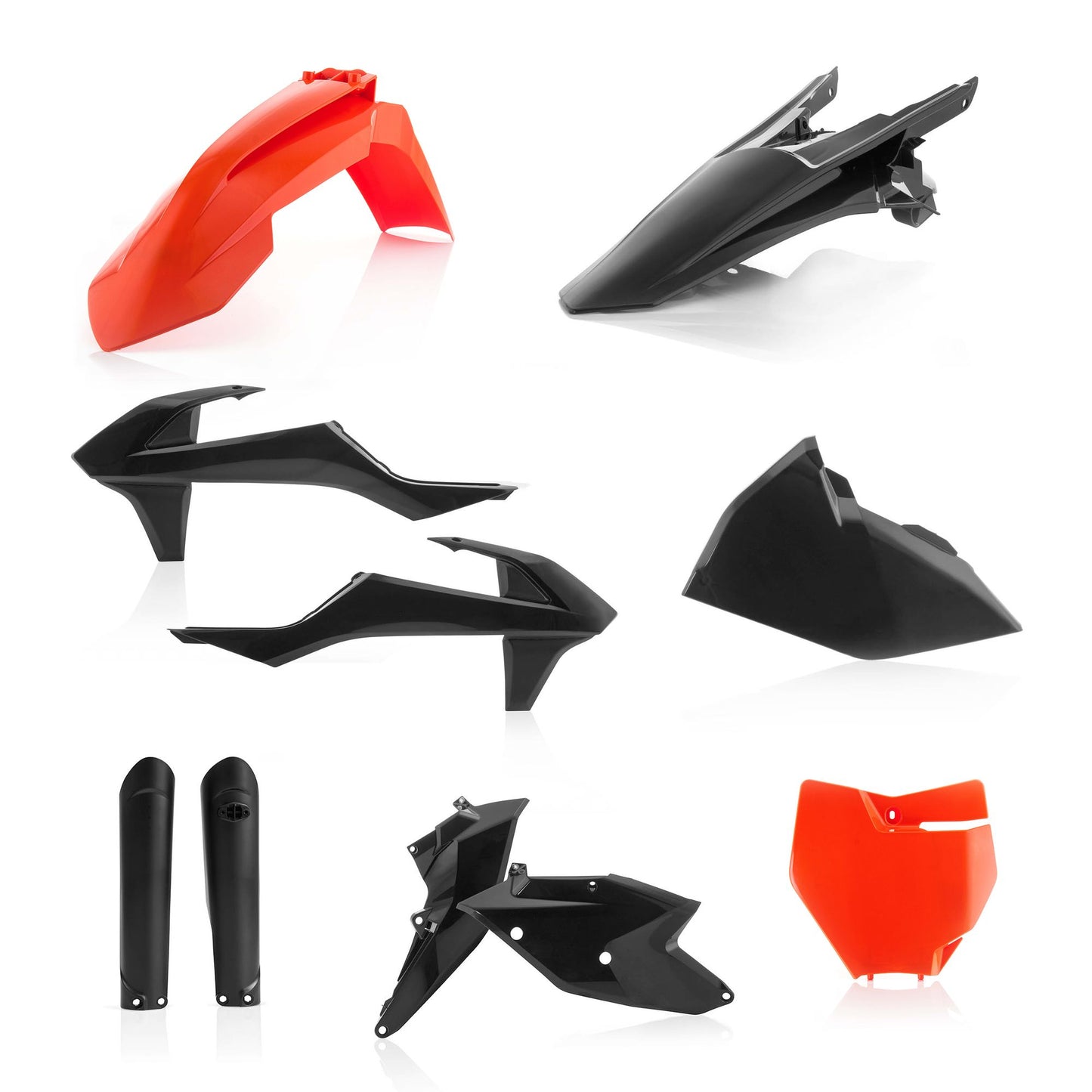 KIT PLASTICHE COMPLETO KTM SX/SXF 16 ACERBIS NERO/ARANCIONE