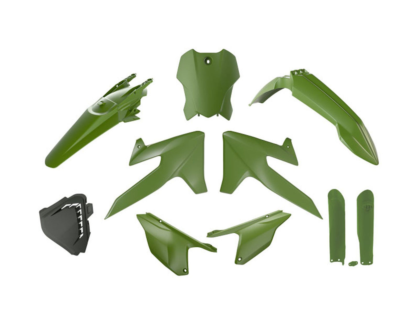 Kit Plastiche Racetech TRIUMPH TF 250/450 2024-2026 Kit VERDE MILITARE