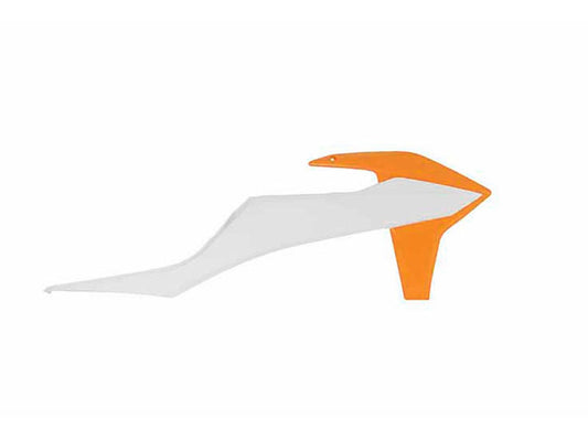 Convogliatori Racetech KTM 125/150/250/300/350/450/500 2019-2022 BIANCO-ARANCIONE KTM