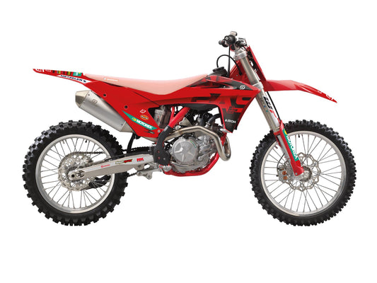 Kit Adesivi Replica Team Gas Gas Factory Blackbird Gas Gas MC 250 F 2021-2023