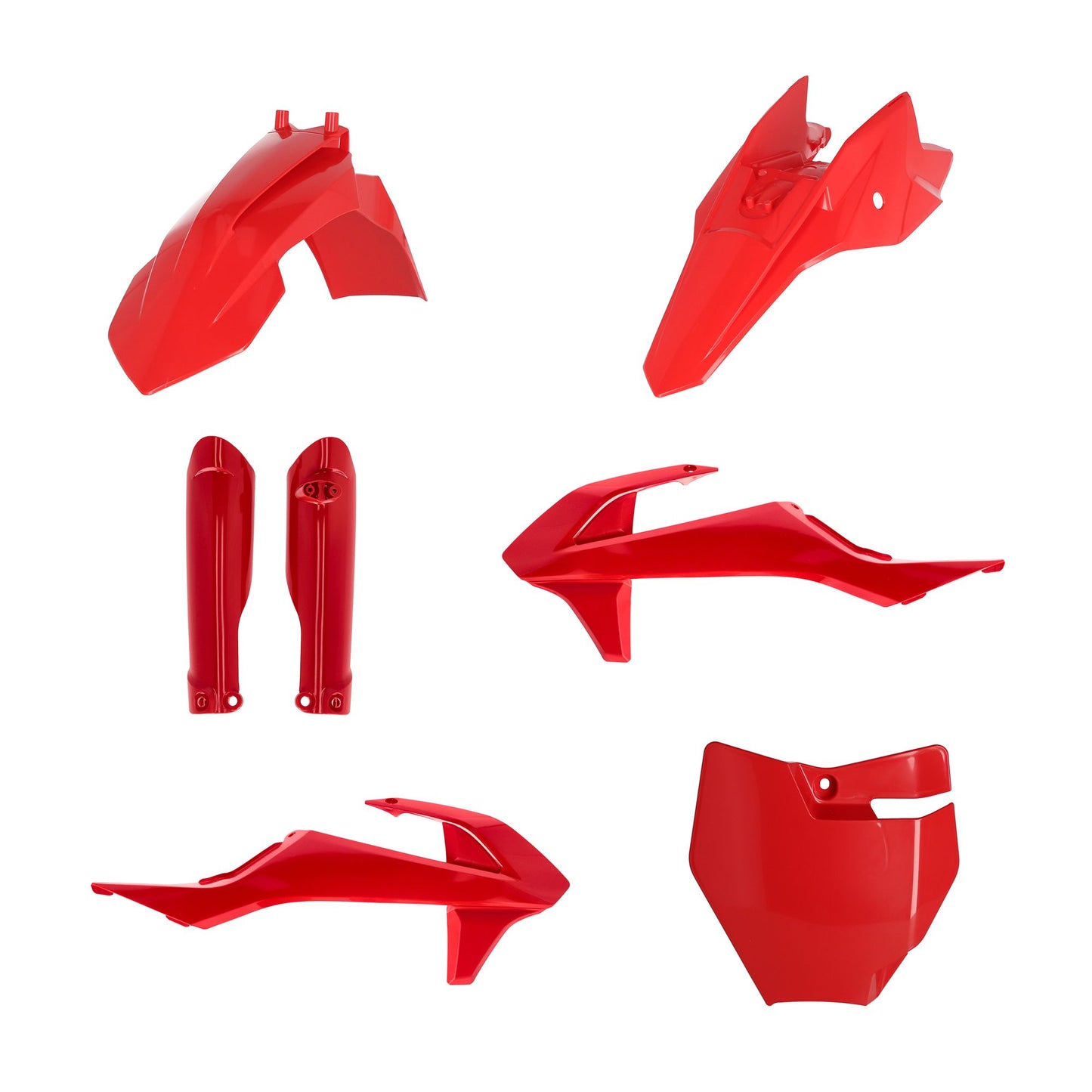 KIT PLASTICHE COMPLETO SX 50 16 ACERBIS ROSSO