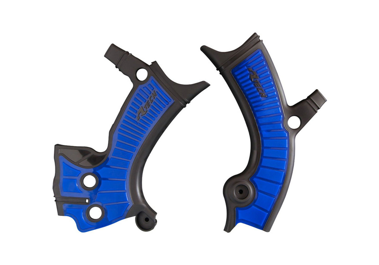 Racetech PROTEZIONE TELAIO BI-MATERIALE YAMAHA YZ 250/450 2019-2026 NERO - BLU YAMAHA