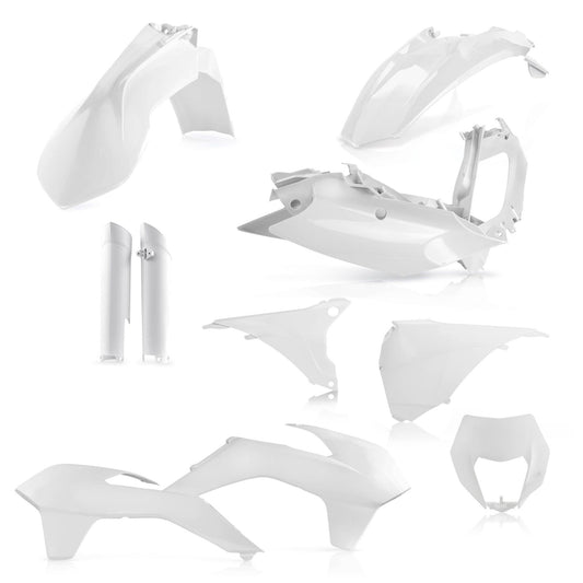 KIT PLASTICHE COMPLETO KTM EXC EXC-F 2014 ACERBIS BIANCO
