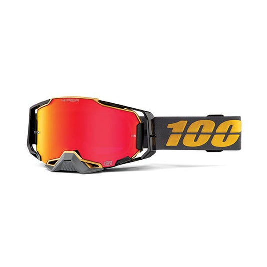 MASCHERA 100% ARMEGA HIPER FALCON 5 - LENTE A SPECCHIO ROSSA