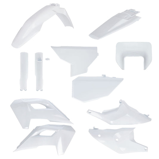 KIT PLASTICHE COMPLETO COMPATIBILE PER HU TE/FE 24 ACERBIS BIANCO