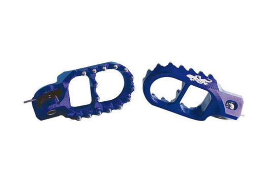 Pedane Racetech 3D HUSABERG 125/250/300/350/400/450/500 FE/TE 2008-2016 Pedane Motocross Enduro BLU