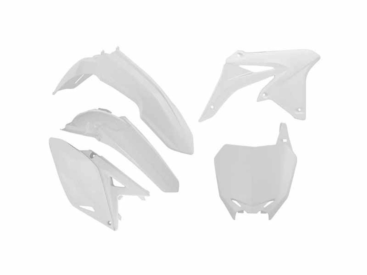 Kit Plastiche Racetech SUZUKI RMZ 250 2010-2018 Kit Completo Enduro Motocross BIANCO