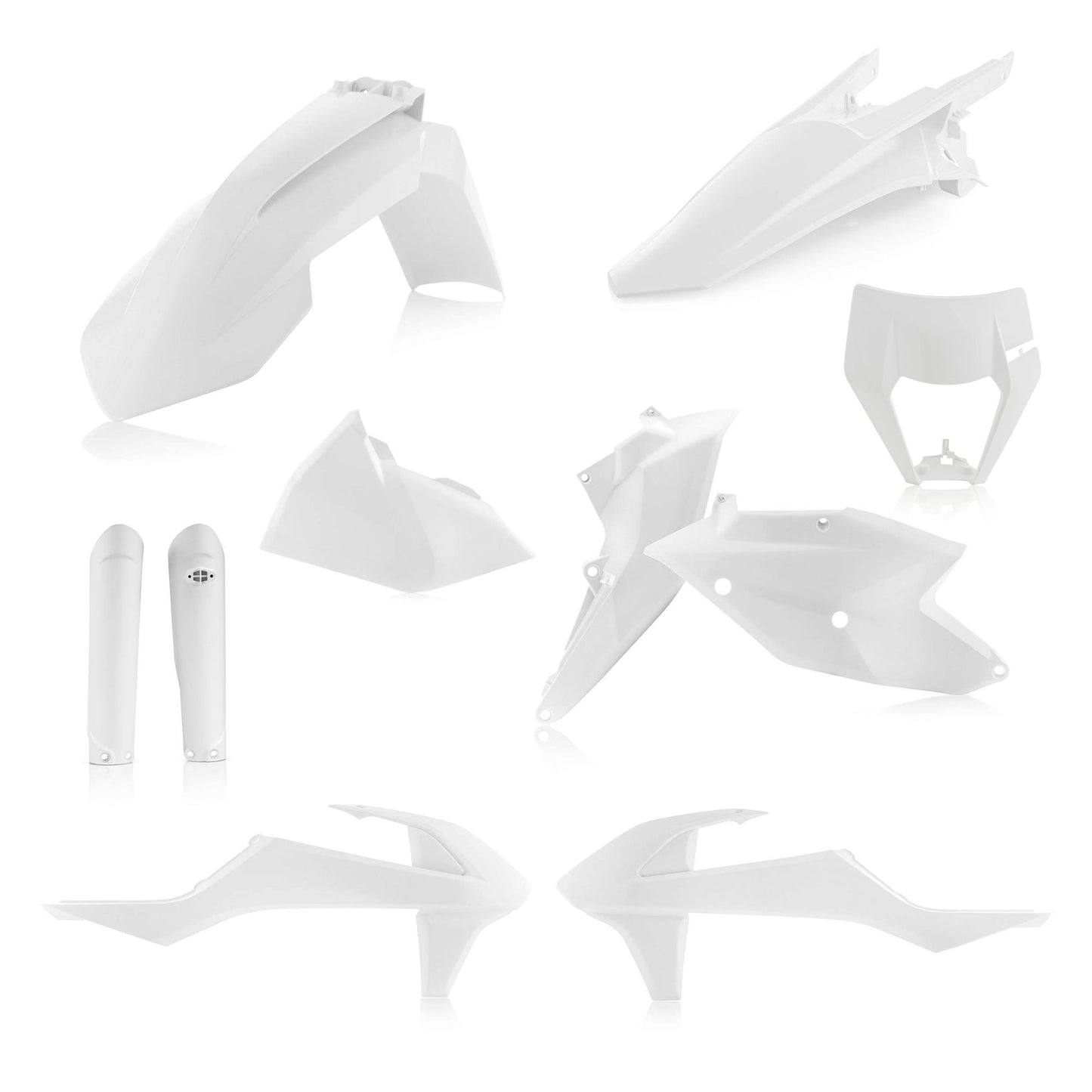 KIT PLASTICHE COMPLETO EXC/EXC-F 2017 ACERBIS BIANCO