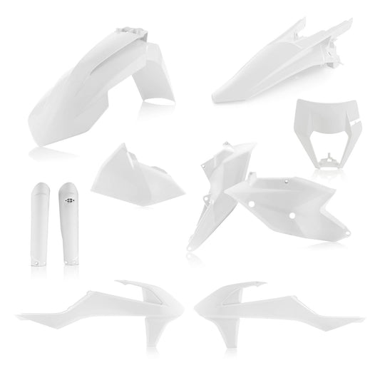KIT PLASTICHE COMPLETO EXC/EXC-F 2017 ACERBIS BIANCO