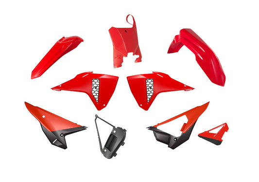 Kit Plastiche Racetech HONDA CRF 250/450 REVOLUTION 2025-2026 Kit ROSSO HONDA