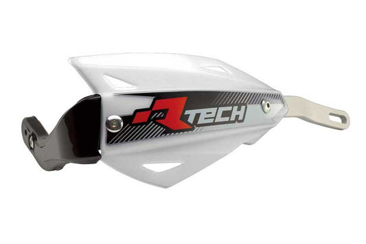 Paramani Racetech VERTIGO ALU SENZA KIT MONTAGGIO Protezione Mani Enduro BIANCO