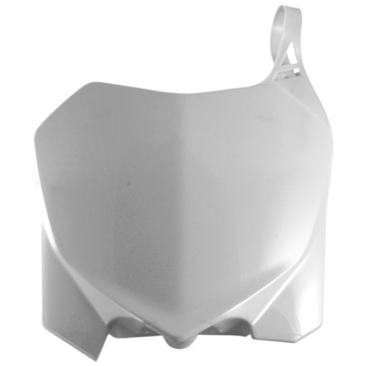 PLACCA PORTA NUMERO ANT. HONDA ACERBIS BIANCO