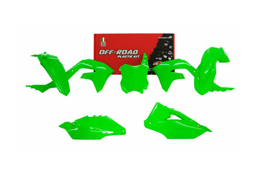 Kit Plastiche Racetech KAWASAKI KX 250/450 2020-2024 Kit VERDE FLUO