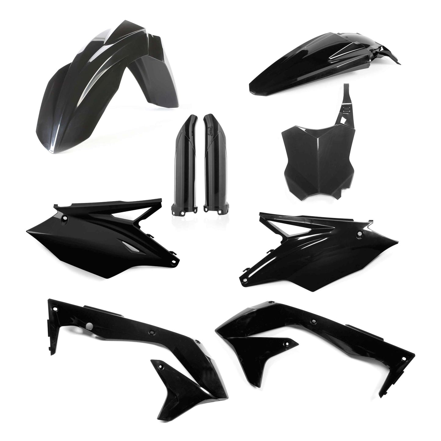 KIT PLASTICHE COMPLETO KAWASAKI KXF 450 2018 EU ACERBIS NERO