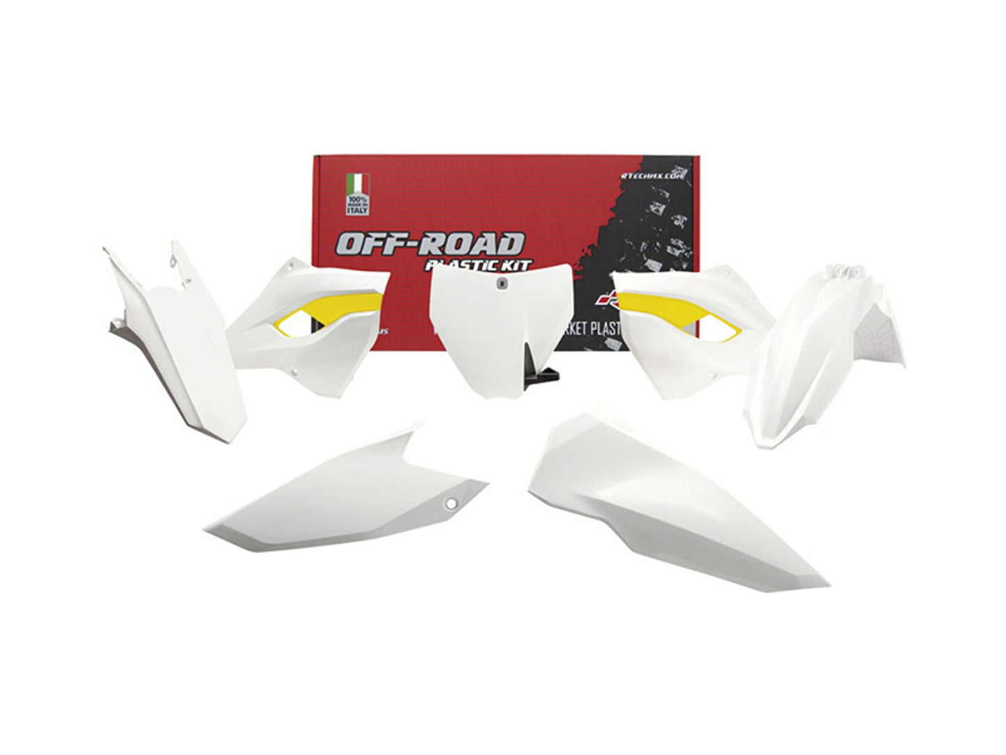 Kit Plastiche Racetech HUSQVARNA 125/250/350/450 SENZA PARASTELI 2014-2016 Kit Completo Enduro