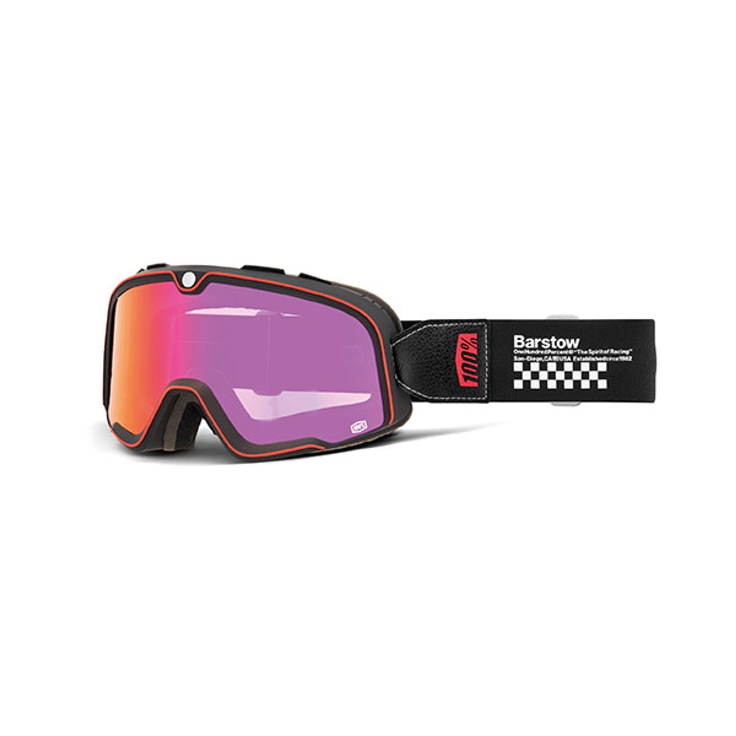 MASCHERA 100% BARSTOW ERBAN - LENTE A SPECCHIO ROSSA