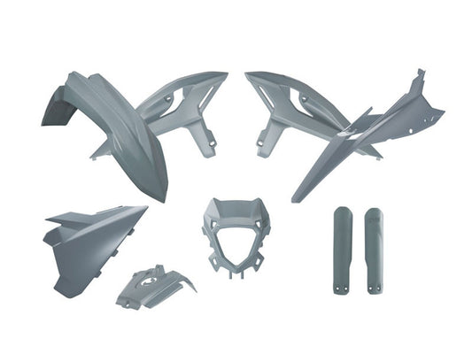 Kit Plastiche Racetech BETA RR 125/200/250/300/350/390 CON PARASTELI 2025-2026 Kit GRIGIO QUANTUM