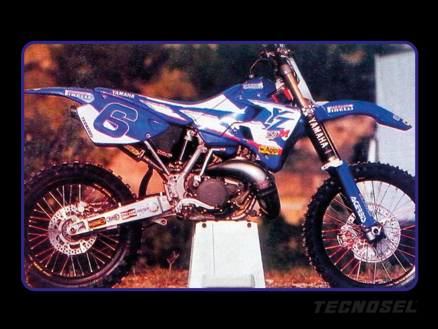 Kit Adesivi Replica Team Yamaha 1998 Blackbird Yamaha YZ 250 1996-2001