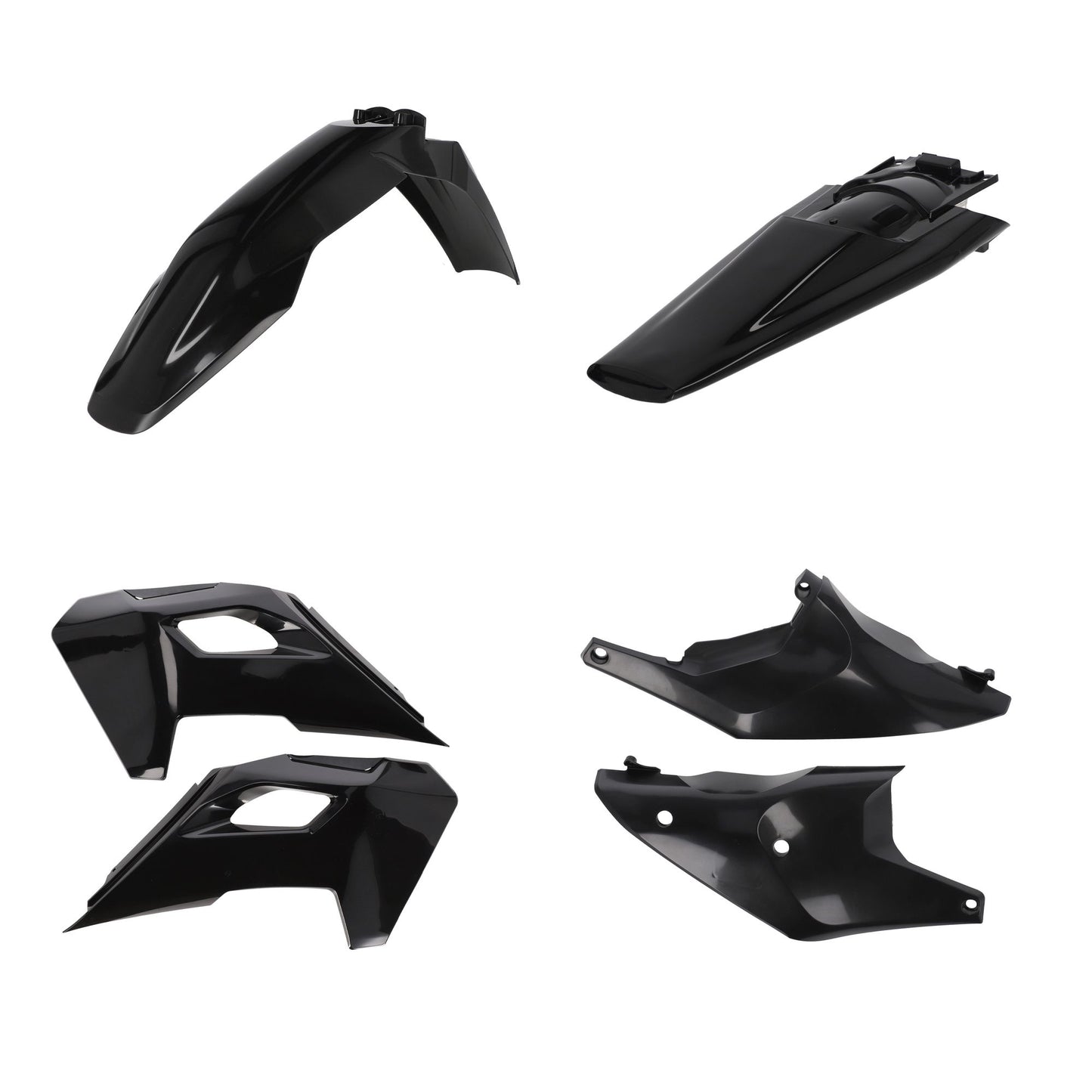 KIT PLASTIC COMPATIBLE PER HU TC/FC 23 ACERBIS NERO