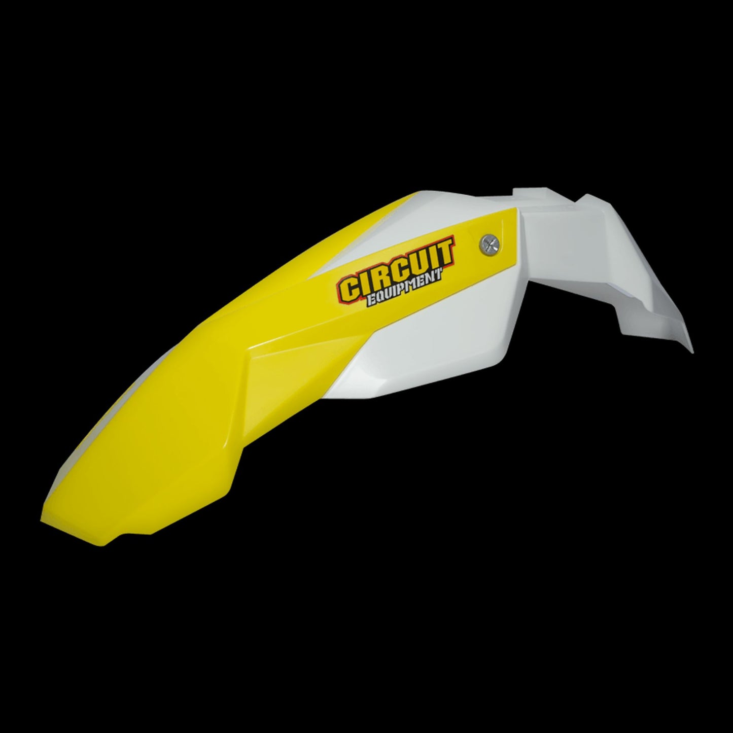 Parafango anteriore Circuit Stealth bianco / giallo