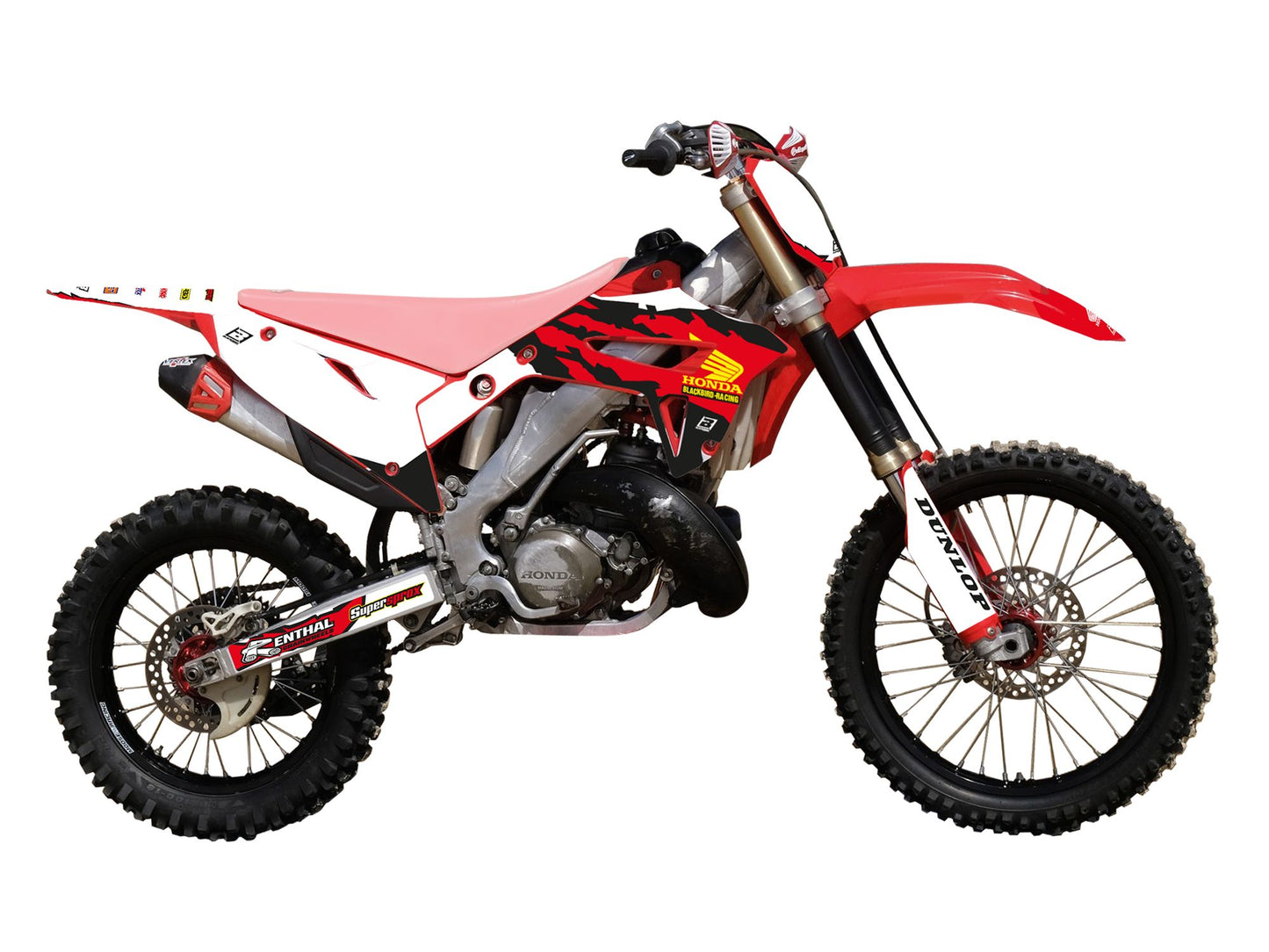 Kit Adesivi Retrò Blackbird Honda CR POLISPORT RESTYLE 2022 2002-2007